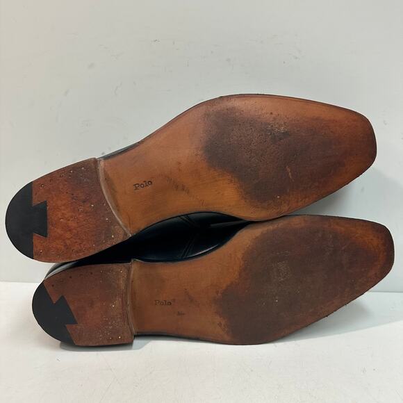 EUC Crockett & Jones x Polo Ralph Lauren Single Monk Bench Made in England 12 D main image 9